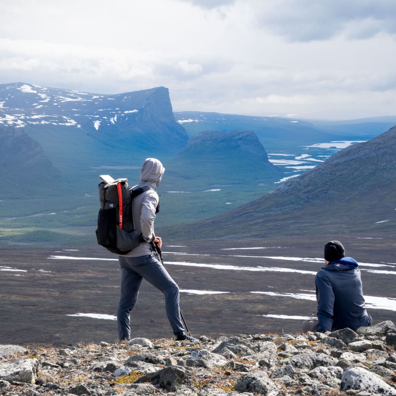 Early season hiking in Sarek National Park