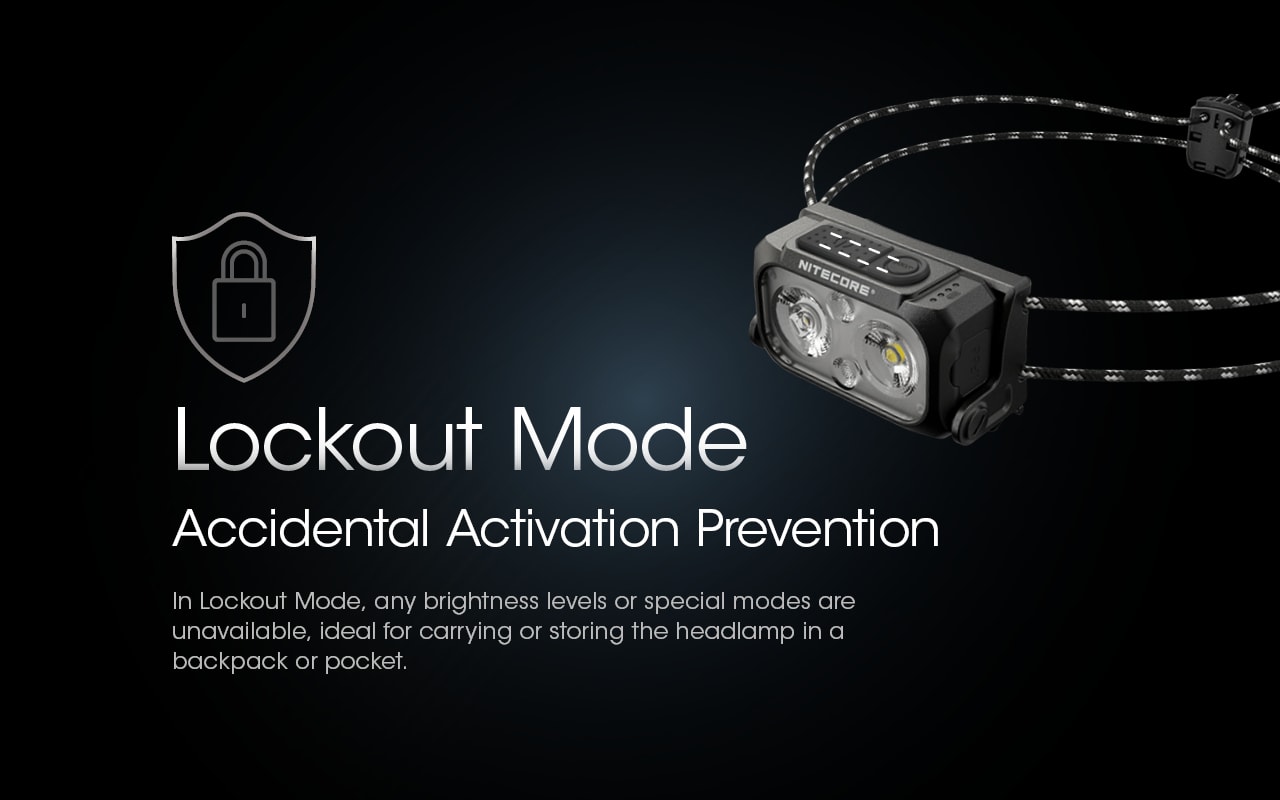 Nitecore NU25 UL Lockout Mode