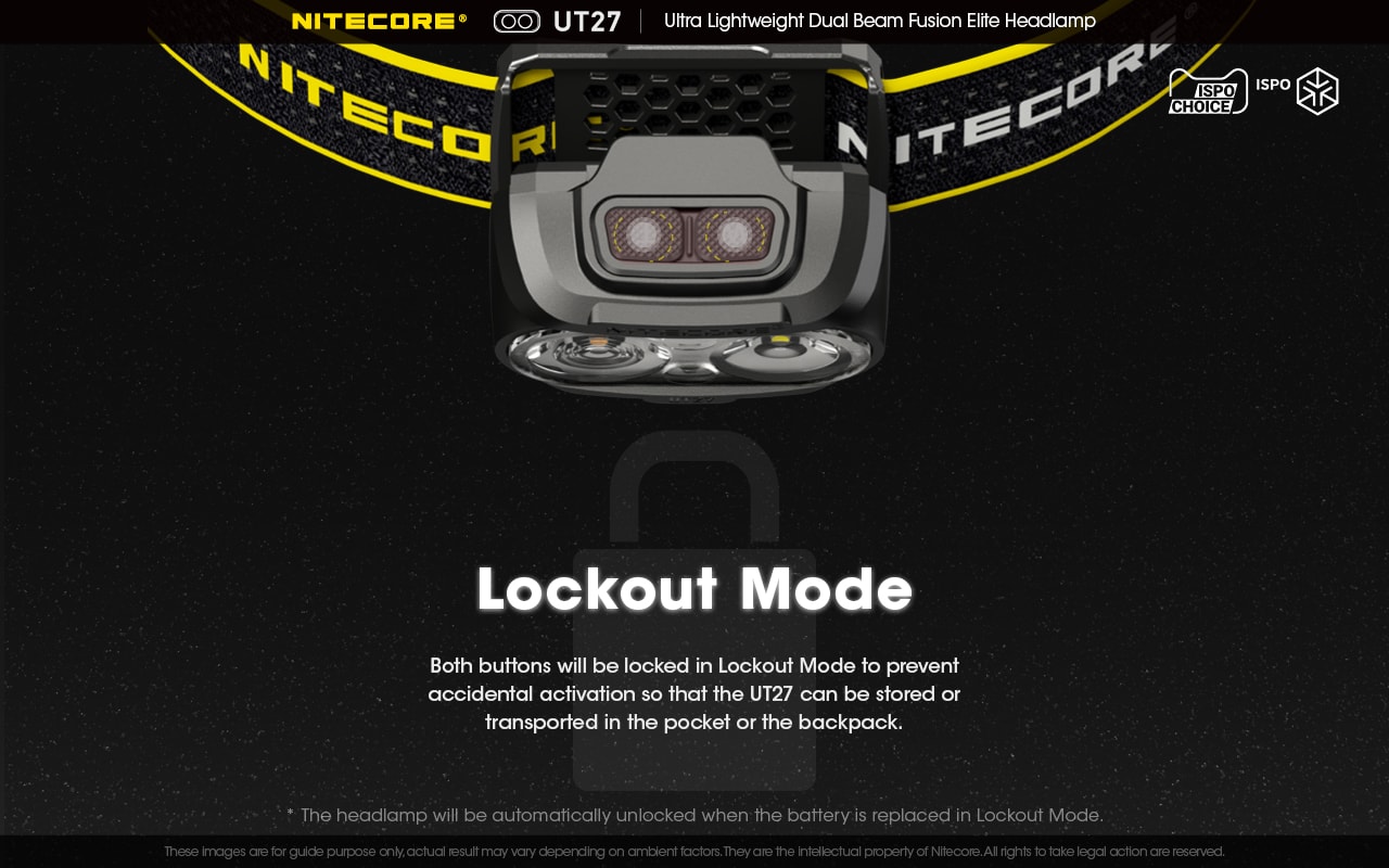 Nitecore UT27 Lockout Mode